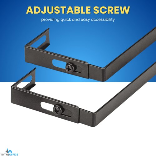 1InTheOffice Cubicle Hangers, Adjustable, 4/Pack