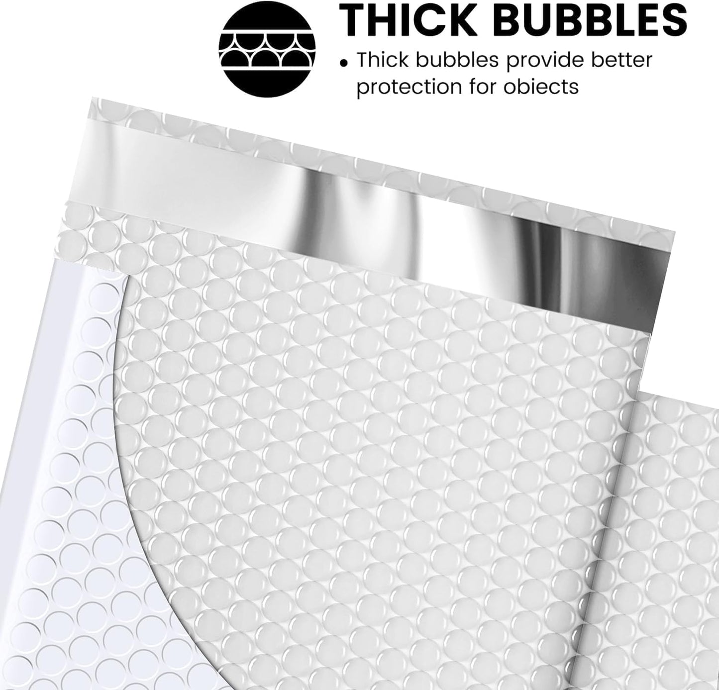 Fuxury Bubble Mailers 6x10" White Padded Envelopes 9600 Pack Bulk Strong Adhesion Full Pallet of Padded Mailers Thick Bubble Envelopes for Small Business Mailing Small Items,Jewelry,Makeup