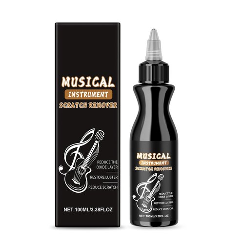 TBTFW Musical Instrument Scratch Remover Polish - Guitar & Instrument Care Solution Restores Shine, Eliminates Surface Scratches for Premium Finish(3.38 oz)