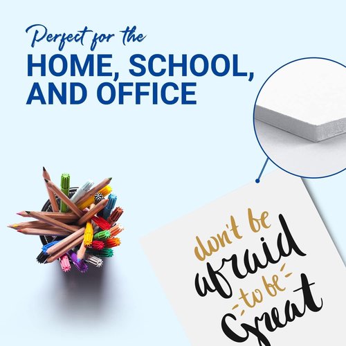 Royal Brites White Foam Board Sheets - 20 x 30 Inches - 10 Sheets - Ideal for Crafting, Presentations & School Projects - Durable & Lightweight - Easy Cut Display Boards for Home & Office Use
