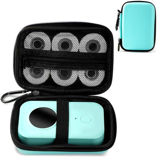 Phomemo D30 D35 Label Maker Case - Waterproof Storage Bag for Mini Bluetooth Printers | Fits NELKO P21, NIIMBOT D11, JADENS D110, SUPVAN E10