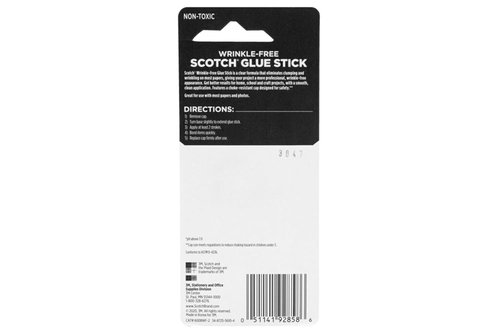 Scotch Wrinkle-Free Glue Sticks - 2 Pack, .27 oz Each | Perfect for Crafting and Repairs