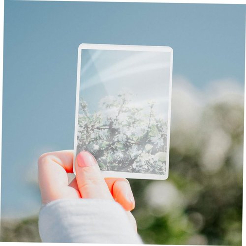GANAZONO 100Sheets Clear Laminating Film Mil Thermal Laminating Pouches for Photos Cards and Documents Glossy Finish PVC Material for Home and Office Use