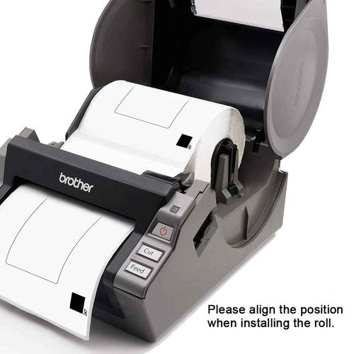 Anylabel Compatible 4.07" x 6.4" Die-Cut Large Labels Replacement for DK-1247 Shipping Address Compatible with Brother QL-1110NWB Label Printers (12 Rolls + 1 Frame, 180 Labels/Roll)