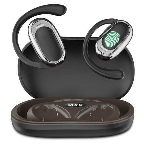 AI Translation Earbuds Real Time, 144-Language Translator Earbuds for Android/iPhone with APP, 5-in-1 Translation Music Calls Transcription AI Assistant Translation Earbuds Travel Business (Black)