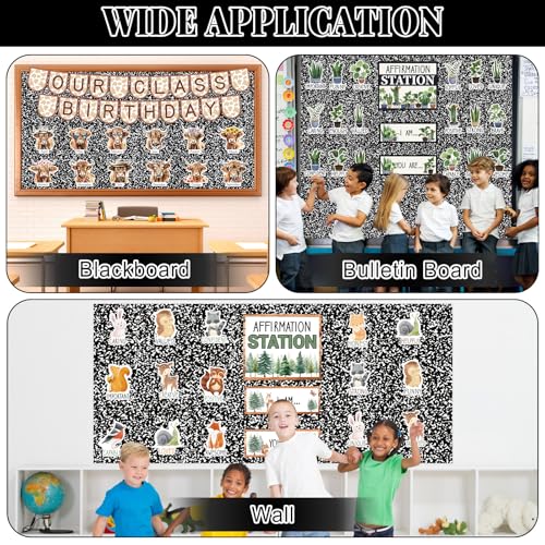 Black Composition Bulletin Board Roll 15.7 x 240 Inches Non-Woven Fabric Classroom Decor
