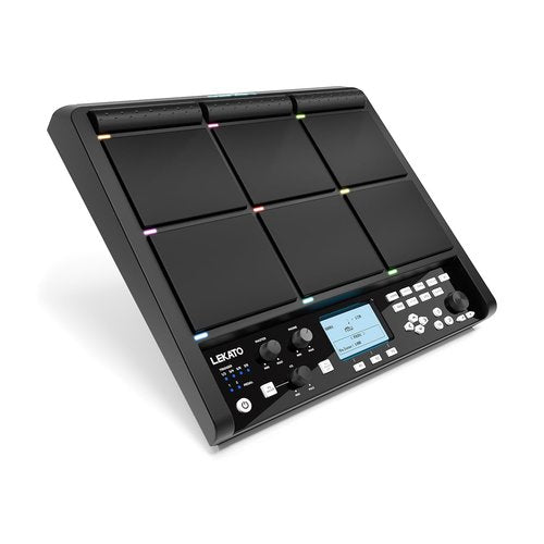LEKATO Electric Drum Pad with 9 Velocity-Sensitive Percussion Sample Pad, 1,000+ Sounds, 32GB Internal Memory, Bluetooth, Drum Set Pad Multipad with MIDI, 24 FX, 4 Trigger Inputs