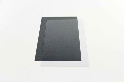 Clear Plastic Report Binding Covers 8-1/2 x 11 inch x 7 mil (216mm x 279mm x 175 microns) [pk of 100] unpunched Standard Letter Size Sheets, Square Corners
