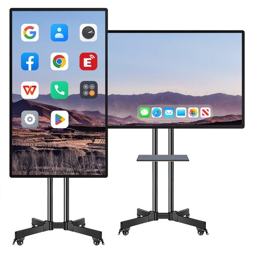 49" Interactive Smart Board for Classrooms, Labs & Churches – 1080P Touchscreen Whiteboard with Wireless Screen Mirroring, Multi-Device Sharing, Android 12 OS, FCC/CE/RoHS Certified (Board Only)