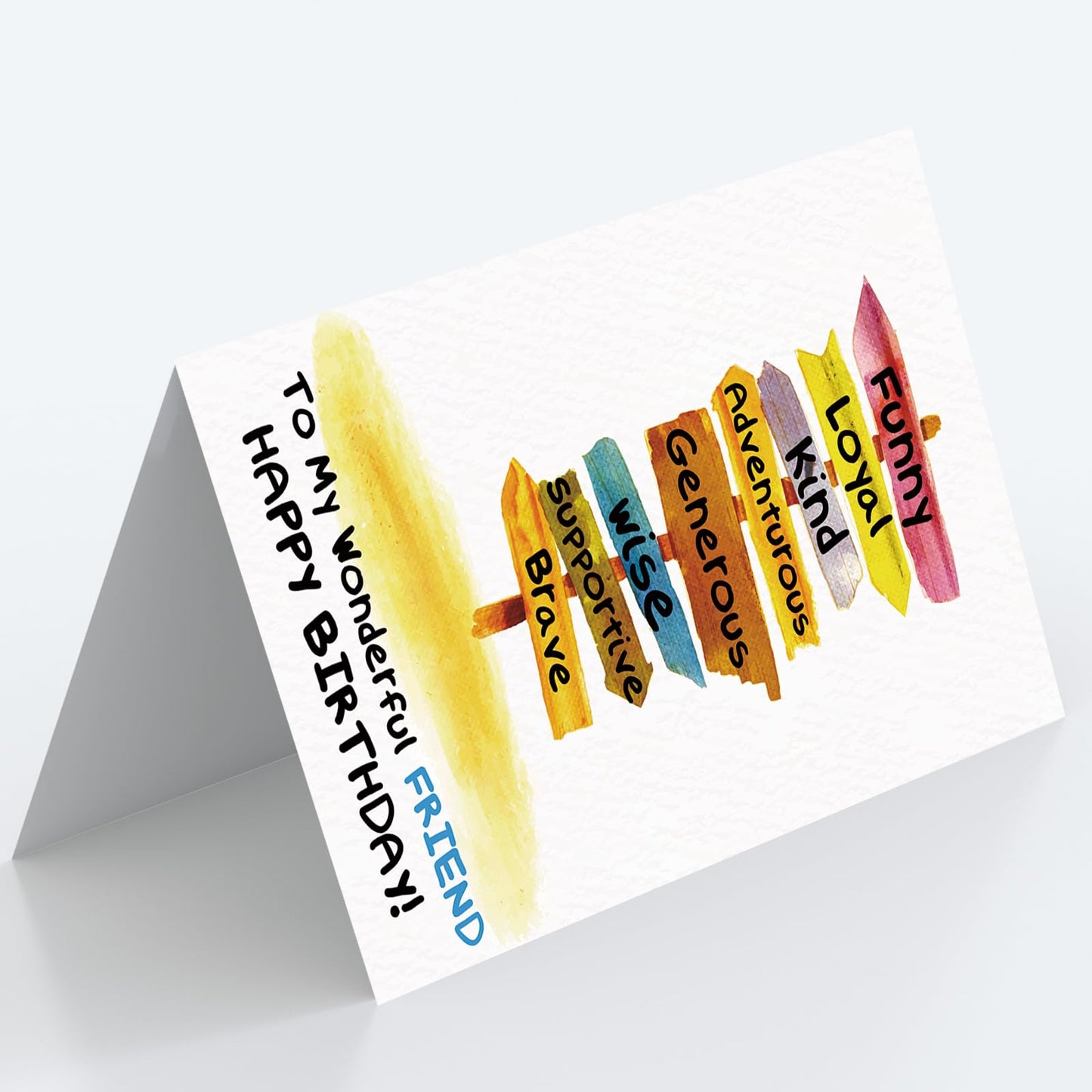 Mcduldul Best Friend Birthday Card for Men Women, Happy Birthday Gifts for Friends Bestie Sister