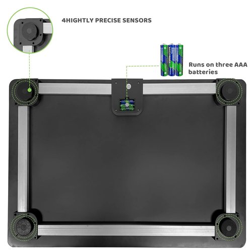 PetScale Large Dog Scale - Accurate Veterinary Platform with Non-Slip Mat | 220lbs Capacity, 31.5x19.7 Inches, Black