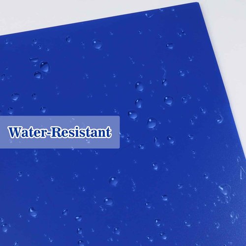 EEHZTSI 60-Pack Plastic Folders with Pockets and Prongs,2-Pocket Folders with 3 Fasteners, Poly Folders Holds 8-1/2" x 11" Paper for School/Office/Home, Blue