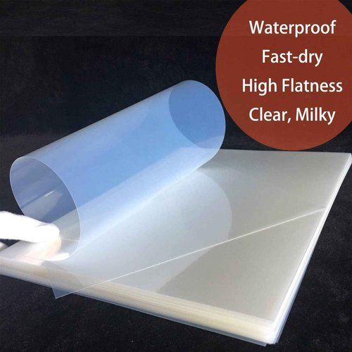 13"x19" 100 sheets Silk Screen Printing Waterproof Inkjet Instant-Dry Transparency Film 5 mil