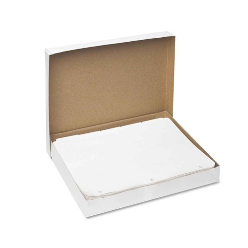 Avery Binder Tabs Divider – Bulk 5‑Tab Write‑On Design, Tear‑Resistant Reinforced Holes, Fits Standard 3‑Ring Binder, White Recycled Index Paper, 36 Sets – Ideal for Students & Offices