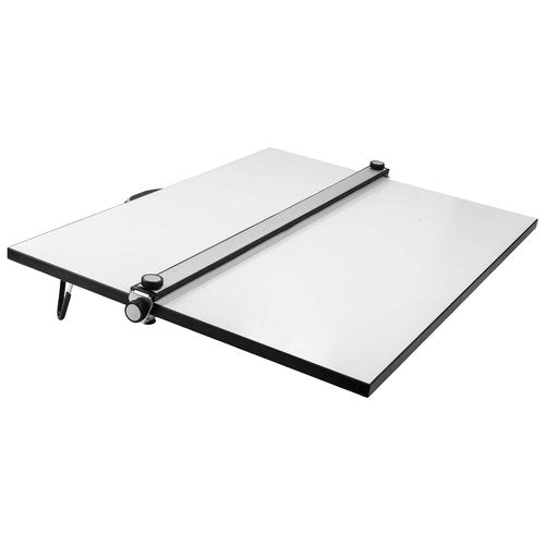 Pacific Arc Table Top PXB Drawing Board with Parallel Bar, White, 20 inches by 26 inches