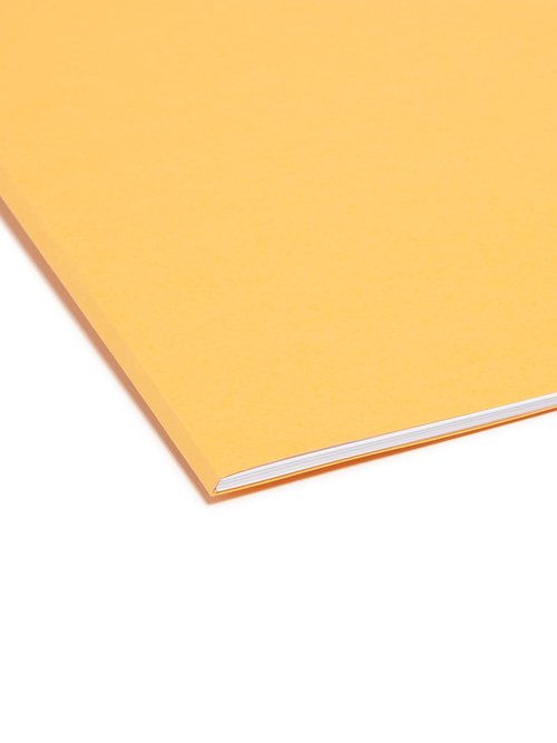 Smead File Folder, Reinforced 1/3-Cut Tab, Letter Size, Goldenrod, 100 per Box (12234)