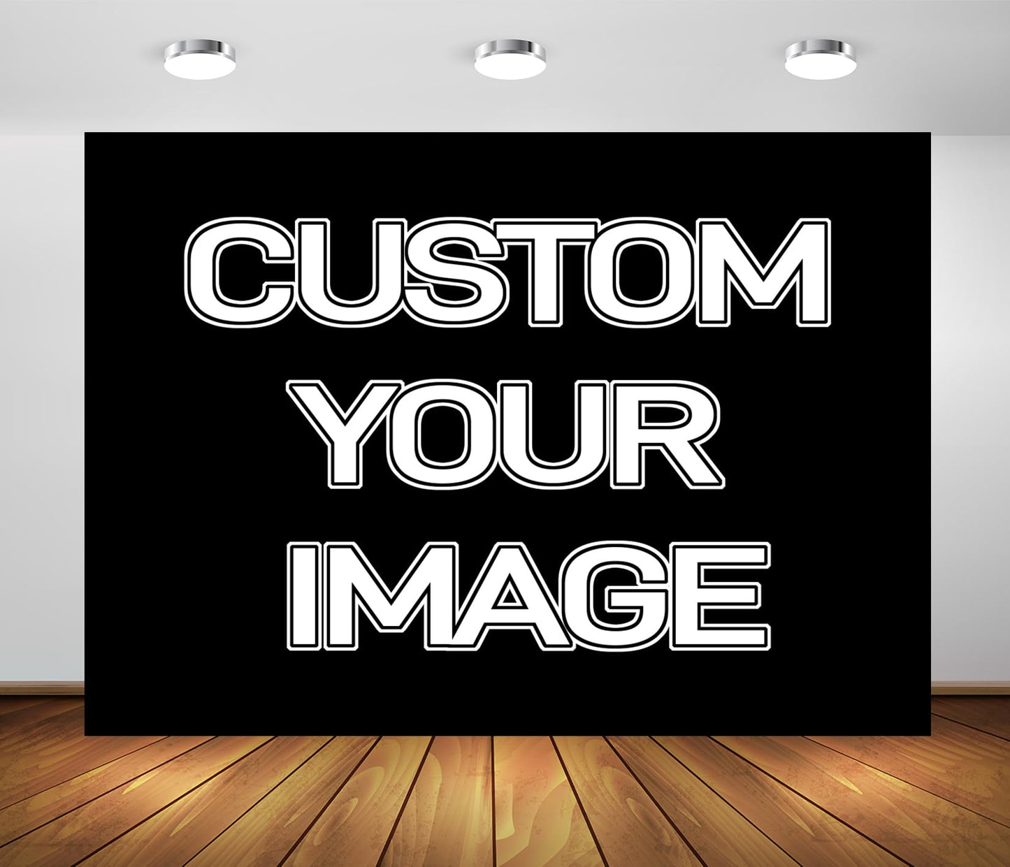 BELECO 7x5ft Fabric Custom Backdrop Image Customized Backdrop with Picture Logo Text Customize Your Design Personalized Background Banner Valentines Day Birthday Wedding Party Decorations Photo Prop