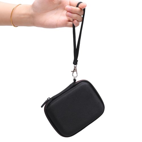 LTGEM Case Compatible with JBL Go 4 and JBL Go 3 and JBL Go 3 Eco Ultra-Portable Waterproof Speaker, Black
