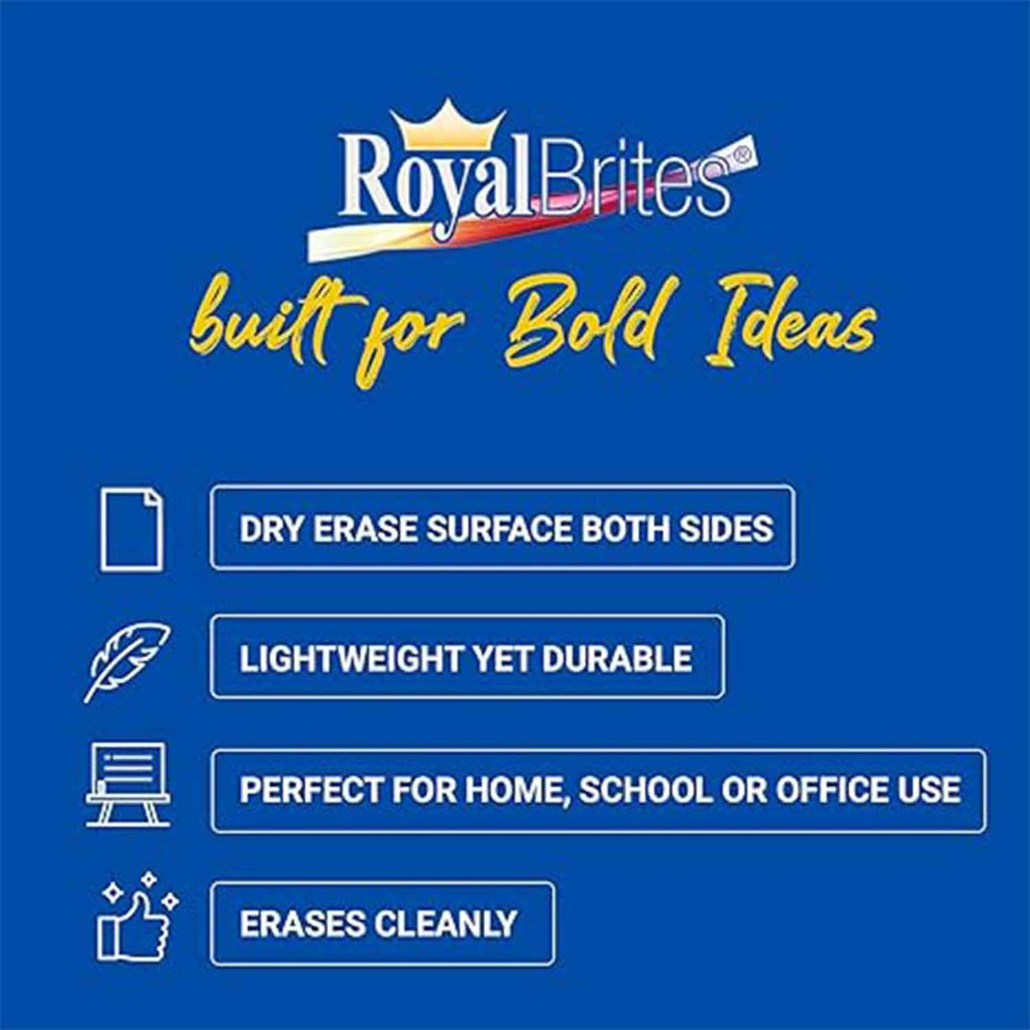 Royal Brites Variety Pack Fluorescent Poster Board, 22 x 28 Inches, Assorted Neon, 5-Sheet Pack (23407)