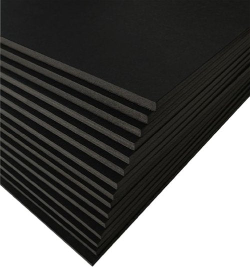 Excelsis Design Black Foam Board 24 x 36 x 3/16" (5mm) Inch, 15 Pack Acid-Free Foam Core Poster Board Sheets for Art, Crafts, Presentation, Vision Board, Signboard, and Party Decorations