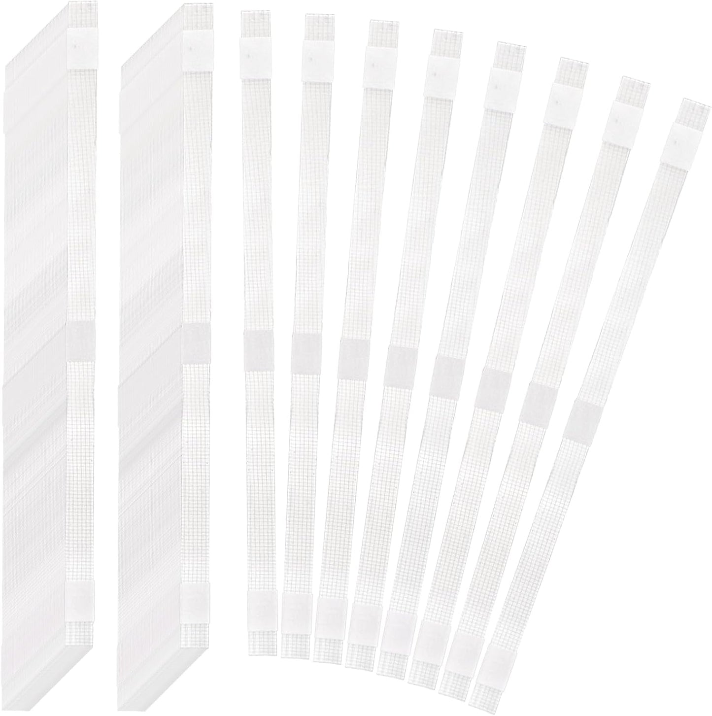ZEAYEA Glue Strips - 100 Pcs Hot Melt Adhesive with Mesh Backing for Thermal Binding | 12 mm Size, 80-110 Sheet Capacity