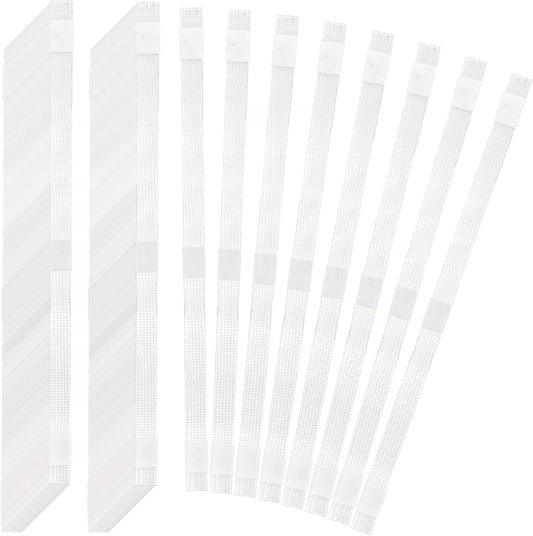 ZEAYEA Glue Strips - 100 Pcs Hot Melt Adhesive with Mesh Backing for Thermal Binding | 12 mm Size, 80-110 Sheet Capacity