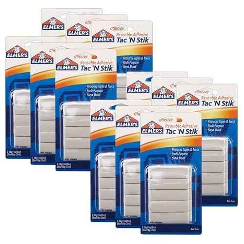 Elmer's Tac 'N Stik Reusable Adhesive, 2 Ounce - Pack of 12