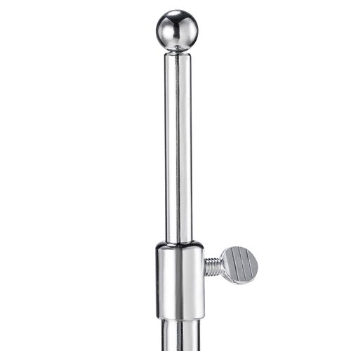 Polmart 2-Tier Spinning Display Stand ，Heavy Duty Adjustable Countertop Stand for Retail, Jewelry, Cosmetics, Crafts ，Sturdy Metal Base 360° Rotating Tiers with Height Adjustable (Silvery)