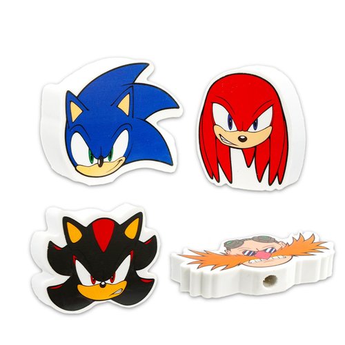 Sonic Mechanical Pencils and Erasers Party Favors Bulk, 20 Pencils and 8 Erasers for Goodie Bags, Loot Bags, Classroom Prizes Plus More | Sonic Party Supplies Kids, Boys, Girls