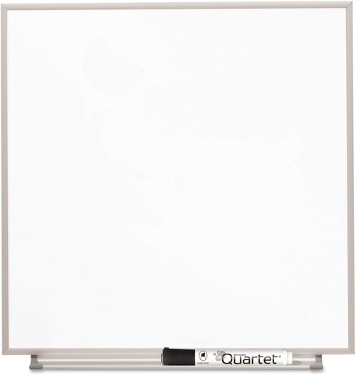 Quartet Matrix Modular Magnetic Whiteboard - 16" x 16" with Tray & Marker - Silver Aluminum Frame