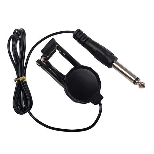 Clip On Violin Piezo Pickup Microphone Pickup For Violin Guitar Ukulele With 1/4 Inch And 1.2m Cable