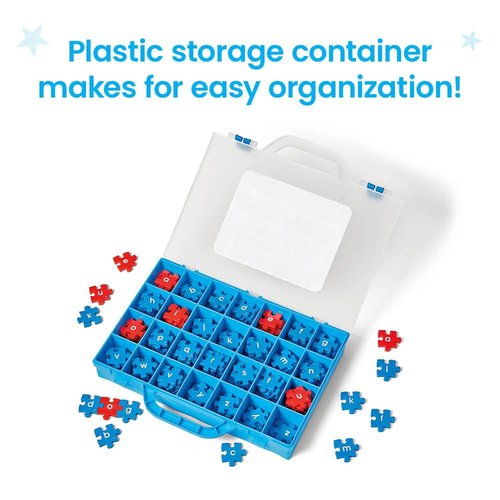 hand2mind Lowercase Alphabet Puzzle Pieces, Spelling Toys for Kids 3-5, Word Building Puzzles, Letter Recognition for Preschoolers, Toddler ABC Learning Toys, Science of Reading Manipulatives