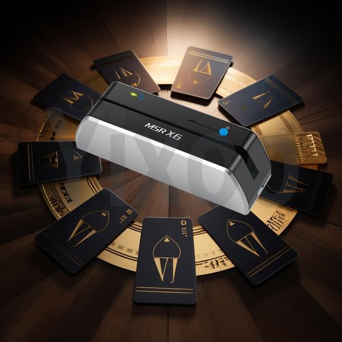 MISIRI X6BT Bluetooth Mag VIP Card Reader Writer Encoder