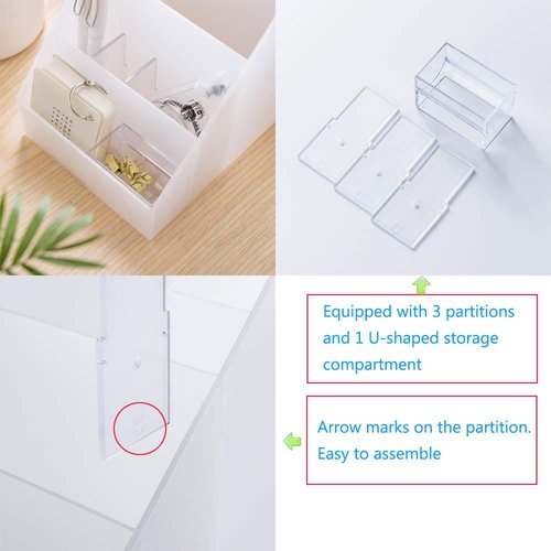 Poeland Multifunctional Desktop Management Organizer Makeup Storage Box Collection