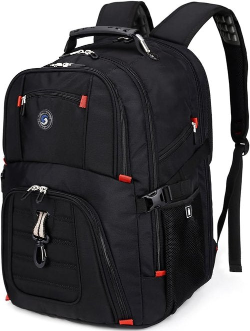 SHRRADOO 50L Extra Large Travel Laptop Backpack - Airline Approved | Fits 17-Inch Laptops, Secure Lock
