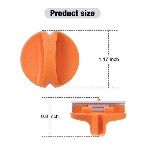 Giftgorde 6-Pack Trimmer Replacement Blades for Fiskars Paper Trimmer, Replacement Blade for All Series of Fiskars/Portable&Precision Trimmer,Arts and Crafts,4 Cutting&2 Scoring Blades,a Slider,Orange