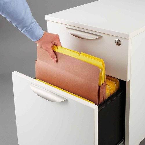 Staples File Pocket Folders, 3.5 Inch Expandable Sides, Letter Size, Easy Organizing & Document Storage, 25-Pack, Brown