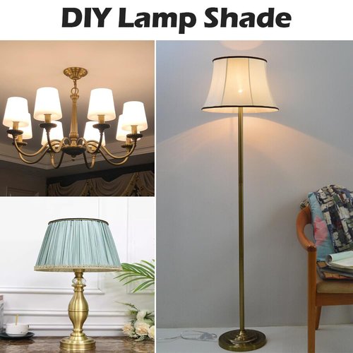 Asjeumt 2 Pieces Lamp Shade Light Bulb Clip Adapter Kit, Antique Brass Lampshade Holder with Round Top Finial, No Harp Required, Clip on Bulb, DIY Replacement Repair Table & Floor Light Metal Parts