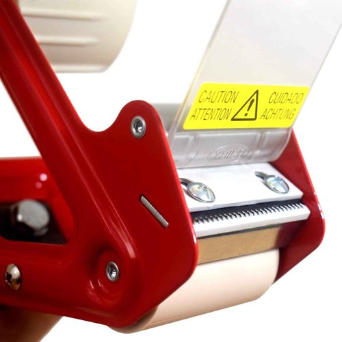 IDL Packaging Concord Packing Tape with Dispenser - 6 Rolls of 2" x 2.6 mil x 110 Yards, Clear Tape - Excellent Carton Sealing for Moving and Shipping