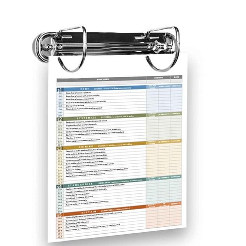 2 Ring Binder Mechanism, Magnetic Ring Binder 1 Inch, D Shaped Ring, for Hanging A5 Paper (Size 5.5 x 8.5 Inch, Half Letter), Pack of 10