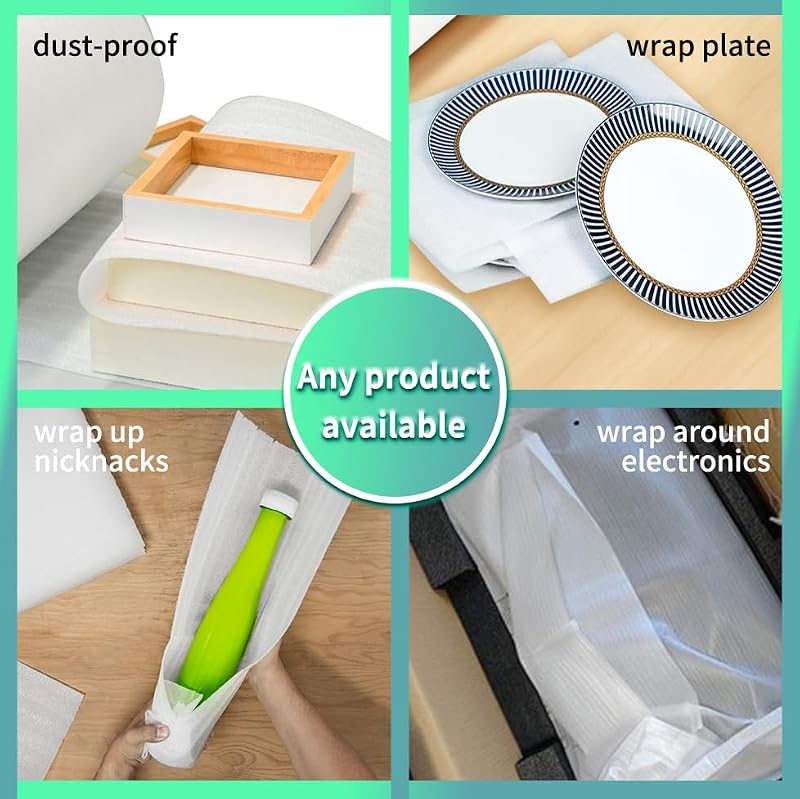 Foam Wrap Roll 11.5" x 394"(33FT) Packing Providing Cushion and