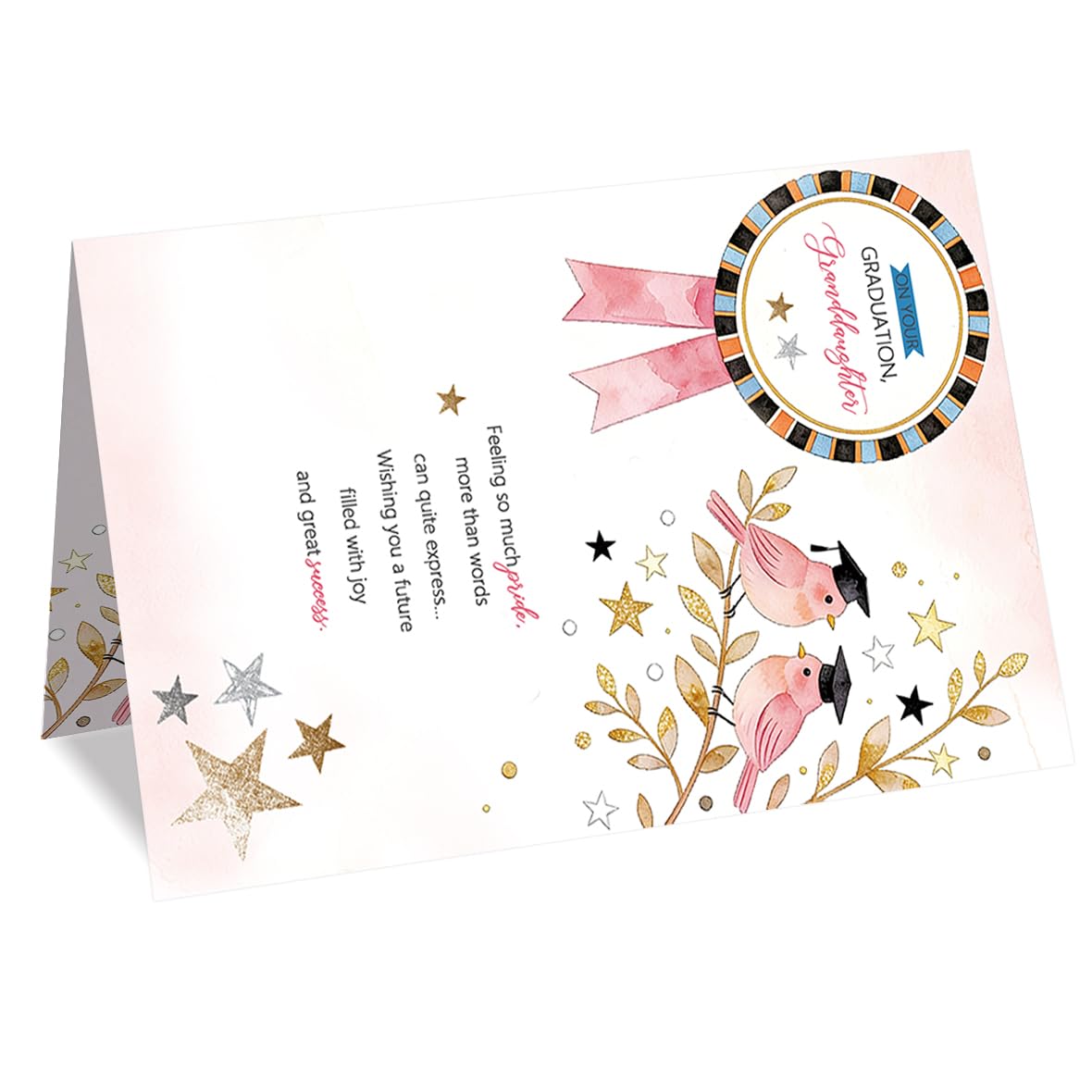 uugtcard Graduation Card for Granddaughter, Graduation Gift for Granddaughter