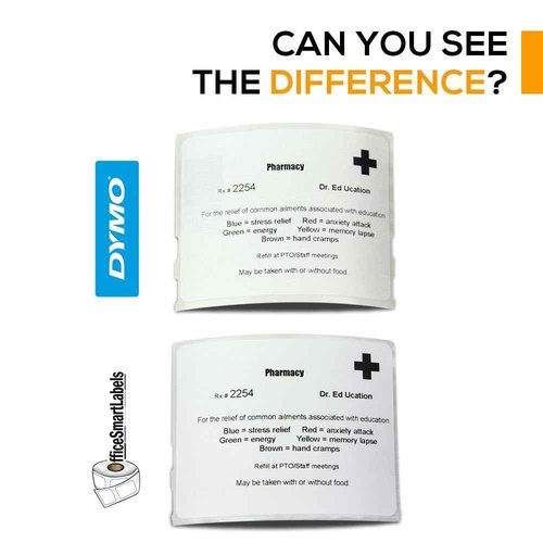 OfficeSmartLabels 2-1/8 x 2-3/4 inch Veterinary Diskette Media Labels, Compatible with 30258 (12 Rolls / 400 Labels Per Roll)