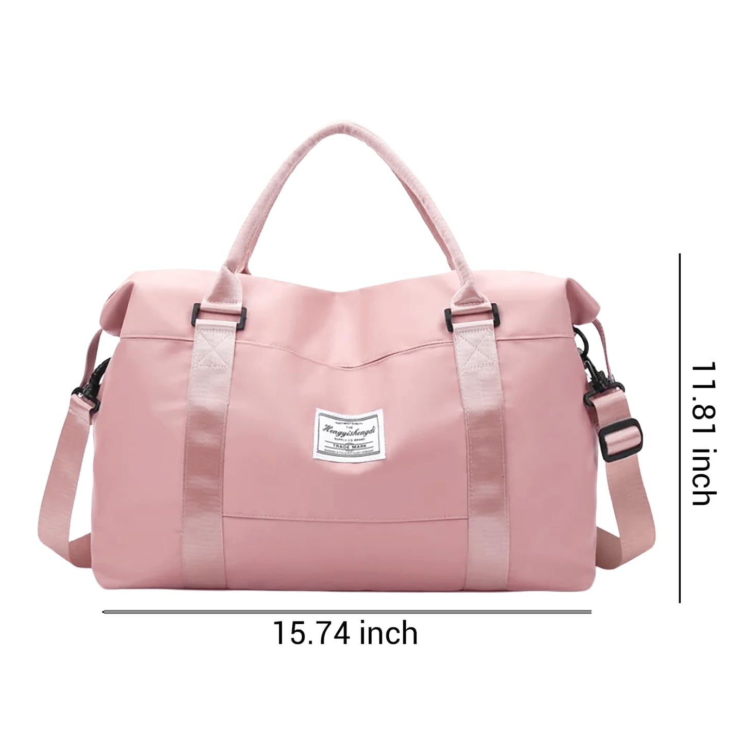 Gym Duffel Bag for Women with Shoulder Strap Lightweight Tote Travel Duffle Bag Sports Tote and Weekender Overnight Use