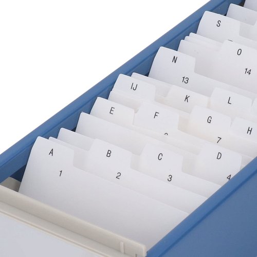 Business Card Holder Case, Index Card Holder A to Z Tabs Hold 800 Business Cards, Office Supplies Filing With High Transparent Lid, Business Card Organizer (Cocoarme0zd3yfovt-11)