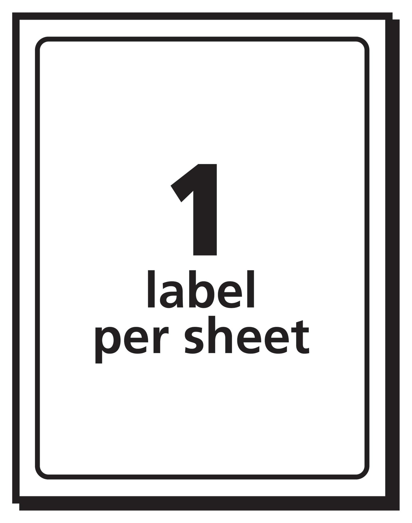 Avery Printable Shipping Labels, 4" x 6", White, 20 Blank Address Labels (05292)