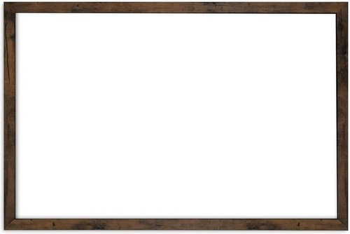 Loddie Doddie Magnetic Whiteboard - 24 x 36 Inch Rustic Wood Frame - Dry Erase Board with Marker Tray