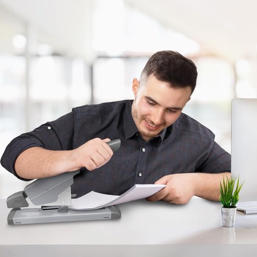 Platinum Heavy Duty Stapler - 160 Sheet Capacity with Alignment Guide | Includes 2,000 Staples