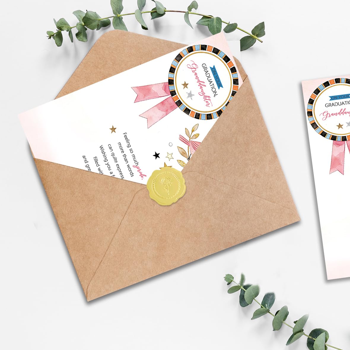 uugtcard Graduation Card for Granddaughter, Graduation Gift for Granddaughter