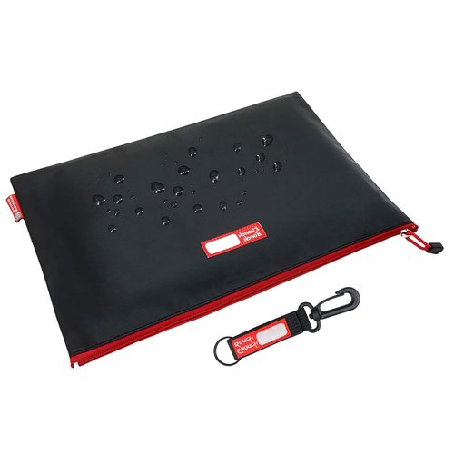 Rough Enough Expanding File Folder and Legal Size Document Folder with Zipper Water Resistant Bundle Set